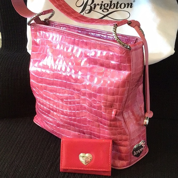 Brighton Handbags - SOLD💞Brighton Power of Pink Cher Tote